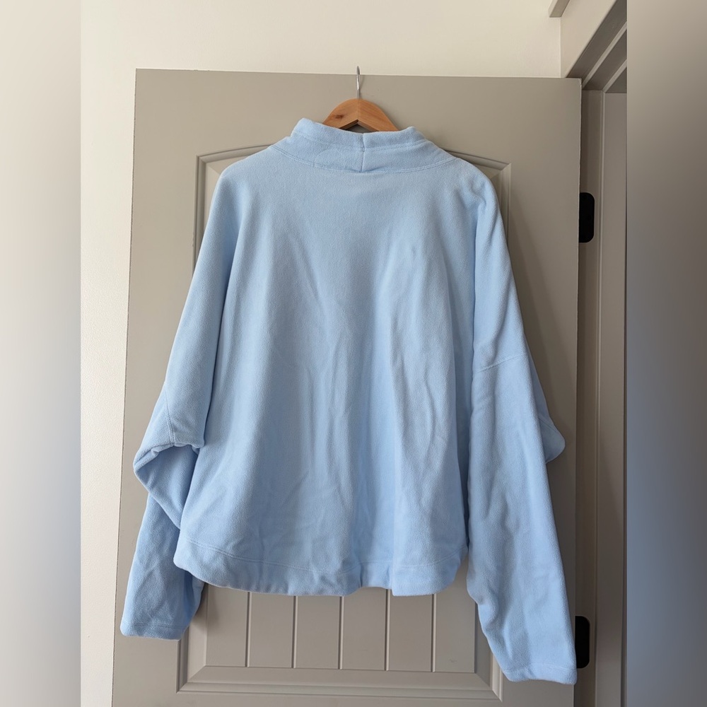 NWT Nike Therma-FIT Plush Fleece Hoodie - Light Blue - XXL Oversized - Picture 5 of 8